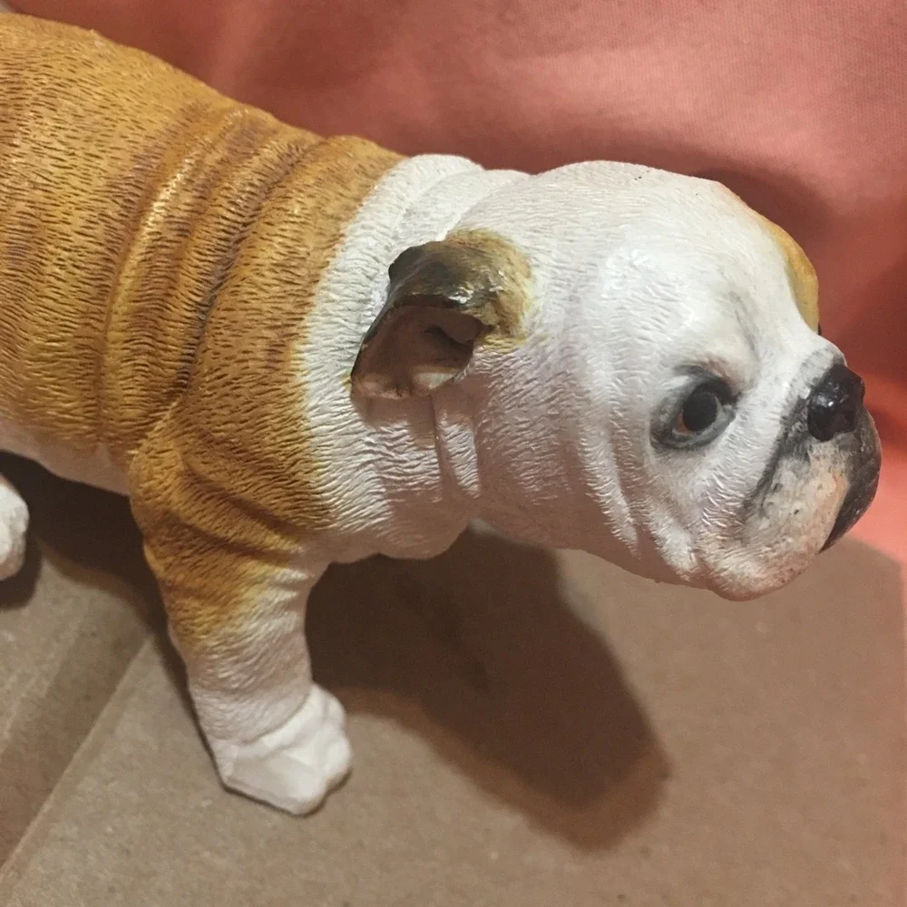 Sherratt & Simpson Adorable Sitting Bulldog Puppy Figurine (Rare) 2003
